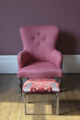 Camelia Pink Bedroom Armchair