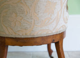 Deep Buttoned Victorian Ladies Chair