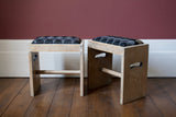 Pair of Oak Stools