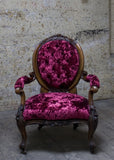 Splendid Mahogany Victorian  Armchair