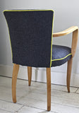 1940's Bridge Chairs in Wool Felt Fabric