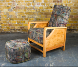 Recliner and footstool