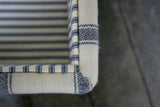 Ticking stripe Ottoman Box