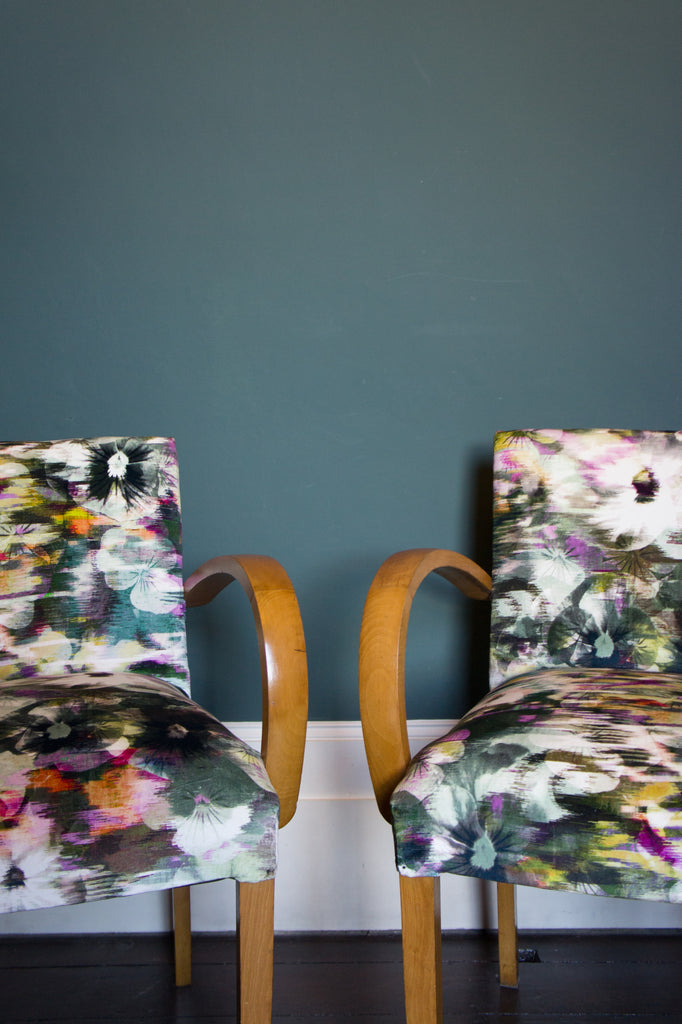 A pair of antique stylish French 1940s Bridge Chairs