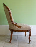 Deep Buttoned Victorian Ladies Chair