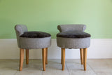 Vintage Pair of Vanity Chairs